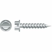 STRONG-POINT 6 x 0.37 in. Slotted Indented Hex Washer Head Screws Zinc Plated, 20PK N606